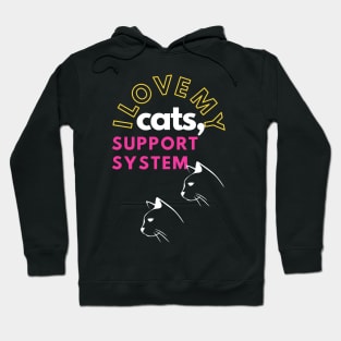 I Love My Cats Hoodie